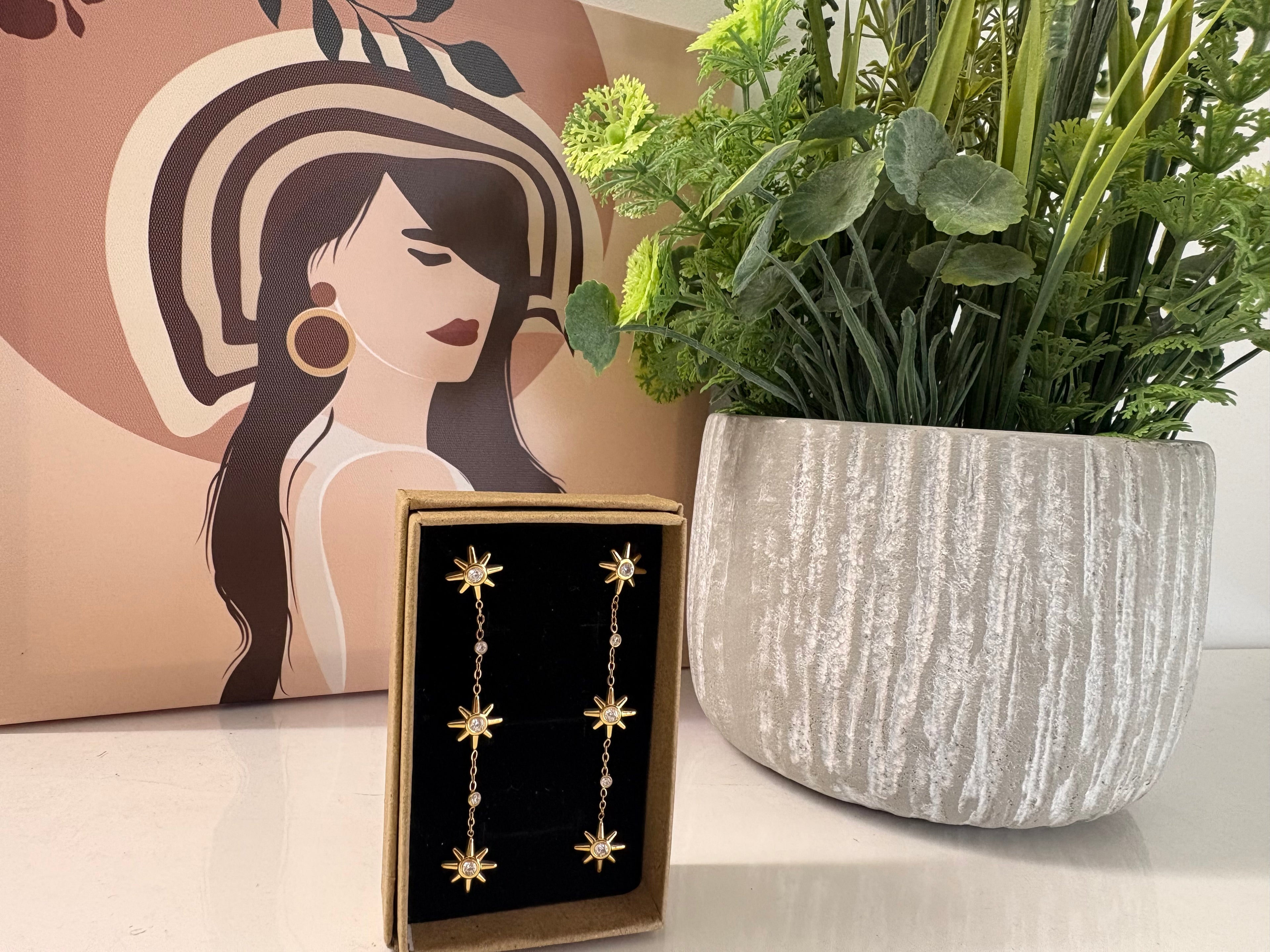 Pendientes estrella A4