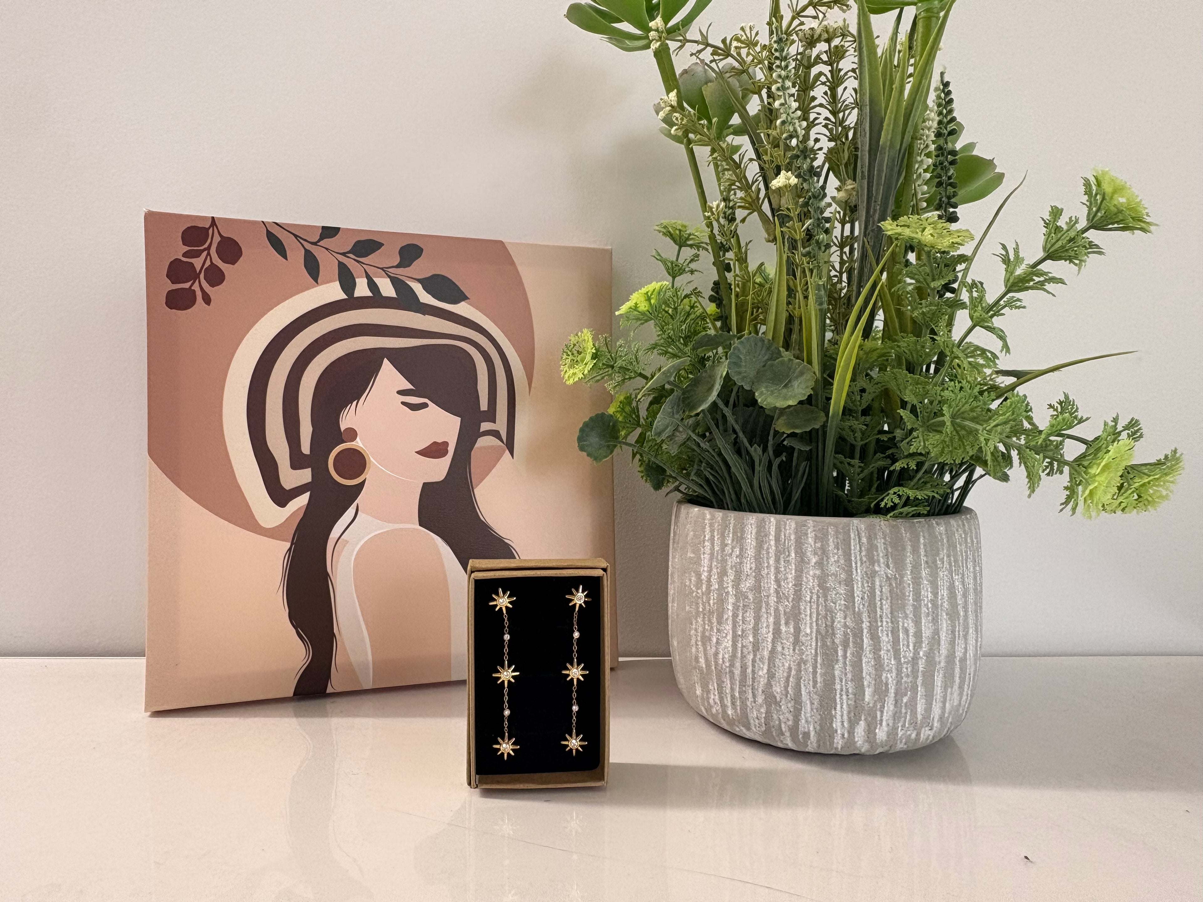 Pendientes estrella A4
