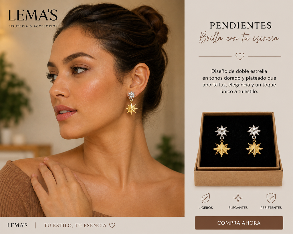 Pendientes estrella A3